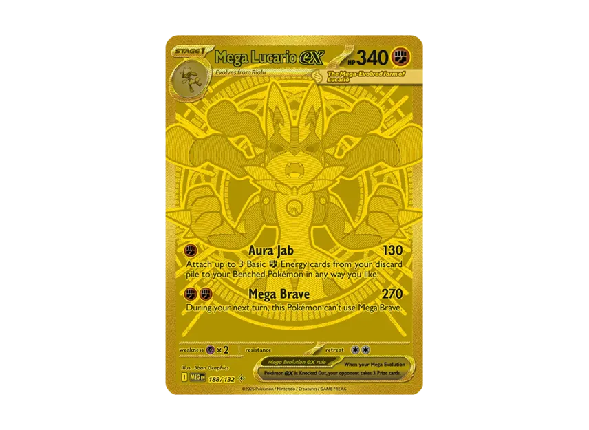 Mega Lucario ex MHR [MEG 188/132] [EN] (Mega Evolution)