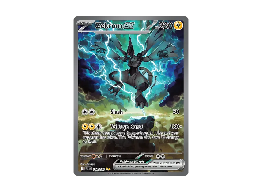 Zekrom ex SIR [BLK 166/170] [EN] (Scarlet & Violet "Black Bolt")