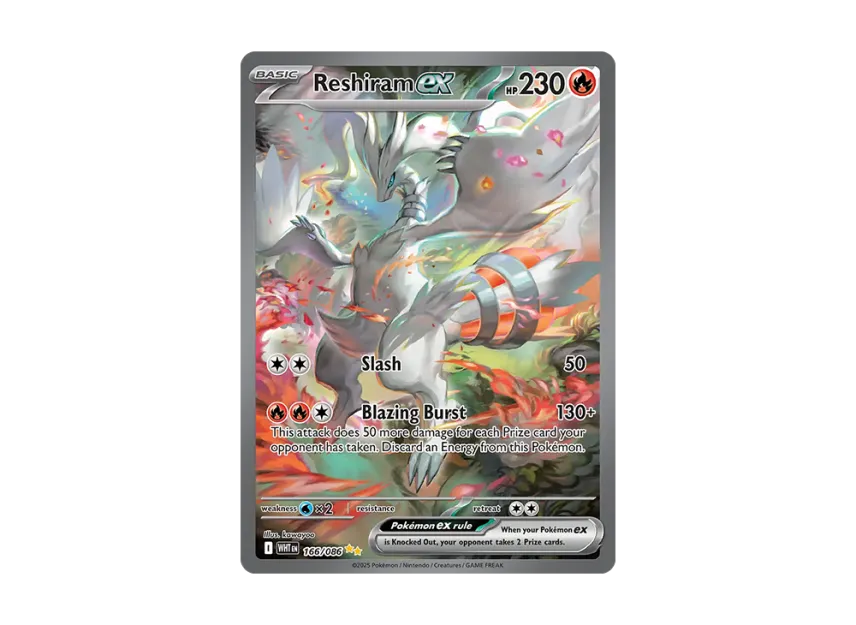 Reshiram ex SIR [WHT 166/170] [EN] (Scarlet & Violet "White Flare")