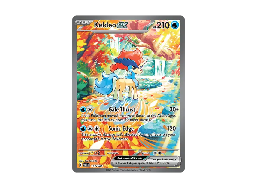 Keldeo ex SIR [WHT 167/170] [EN] (Scarlet & Violet "White Flare")