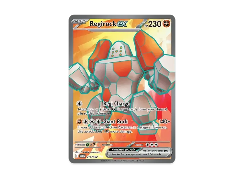 Regirock ex UR [DRI 214/240] [EN] (Scarlet & Violet "Destined Rivals")