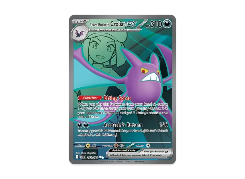 Team Rocket's Crobat ex UR [DRI 217/240] [EN] (Scarlet & Violet "Destined Rivals")