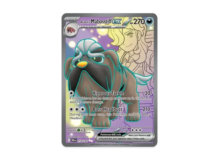 Arven's Mabosstiff ex UR [DRI 218/240] [EN] (Scarlet & Violet "Destined Rivals")