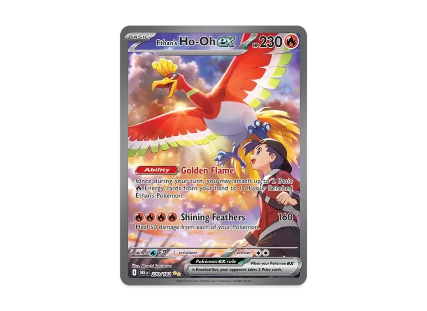 Ethan's Ho-Oh ex SIR [DRI 230/240] [EN] (Scarlet & Violet "Destined Rivals")