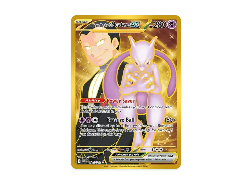 Team Rocket's Mewtwo ex HR [DRI 240/240] [EN] (Scarlet & Violet "Destined Rivals")