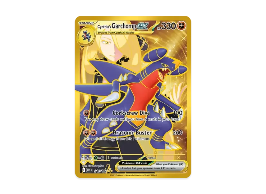 Cynthia's Garchomp ex HR [DRI 241/240] [EN] (Scarlet & Violet "Destined Rivals")