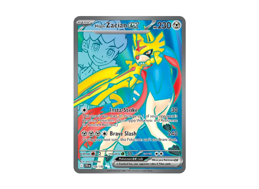 Hop's Zacian ex UR [JTG 176/159] [EN] (Scarlet & Violet "Journey Together")
