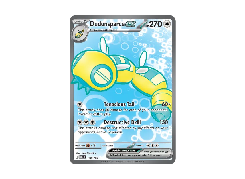 Dudunsparce ex UR [JTG 178/159] [EN] (Scarlet & Violet "Journey Together")