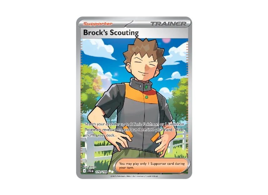Brock's Scouting UR [JTG 179/159] [EN] (Scarlet & Violet "Journey Together")