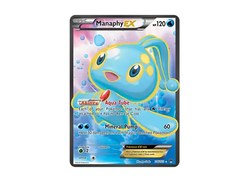 Manaphy EX UR [122-BREAK-POINT 116/122] (XY "BREAK Point")