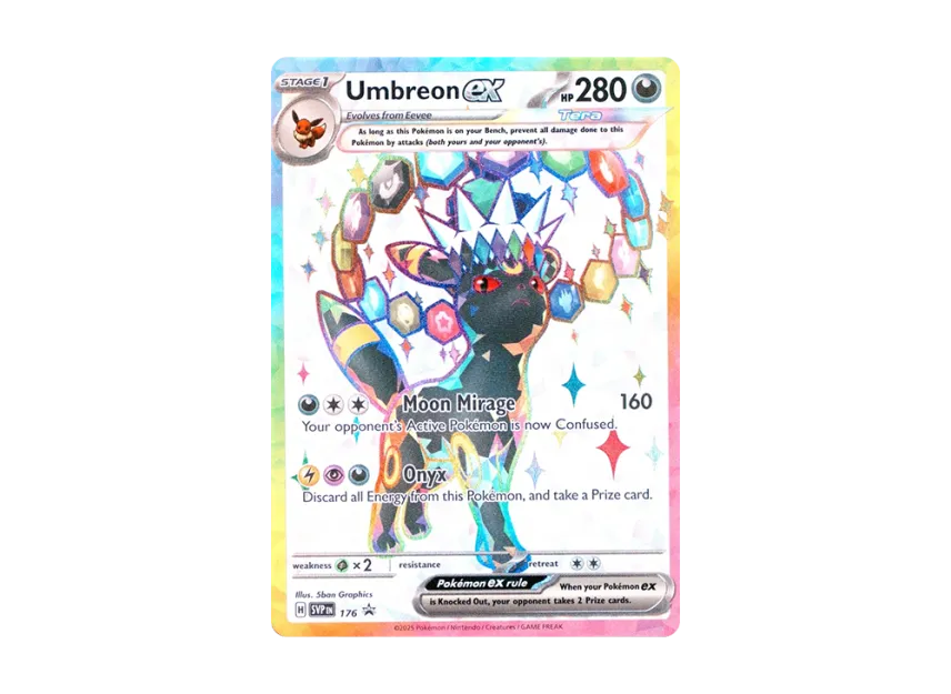 Umbreon ex PROMO [SVP 176] [EN] (Scarlet & Violet "Prismatic Evolutions Premium Figure Collection")