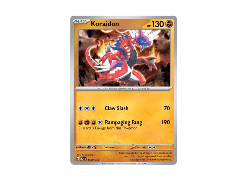 Koraidon [M24 008/015] [EN] (Scarlet & Violet "Mcdonald's 2025 Dragon Discovery")