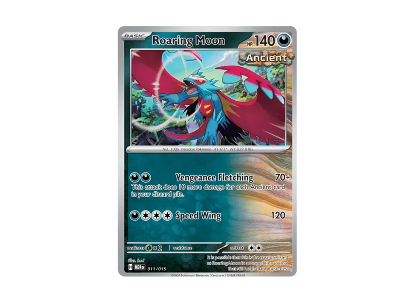 Roaring Moon [M24 011/015] [EN] (Scarlet & Violet "Mcdonald's 2025 Dragon Discovery")