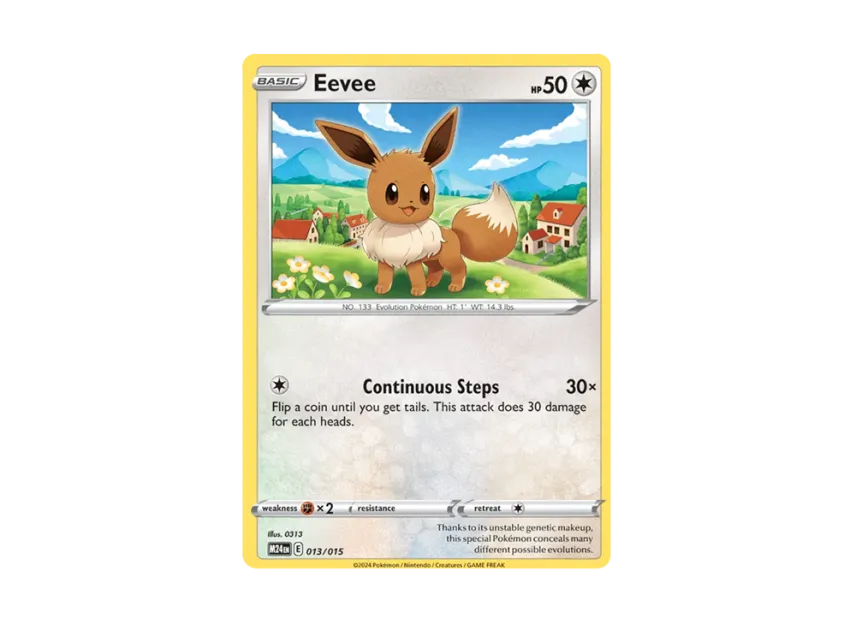 Eevee [M24 013/015] [EN] (Scarlet & Violet "Mcdonald's 2025 Dragon Discovery")