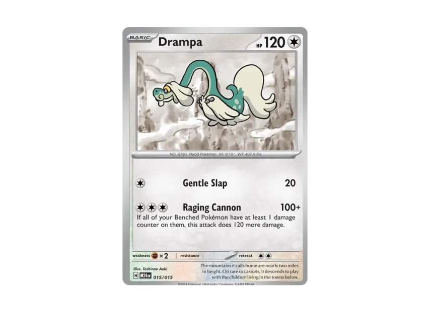 Drampa [M24 015/015] [EN] (Scarlet & Violet "Mcdonald's 2025 Dragon Discovery")