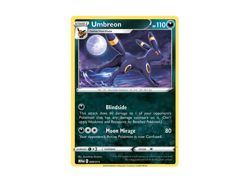Umbreon [M24 009/015] [EN] (Scarlet & Violet "Mcdonald's 2025 Dragon Discovery")