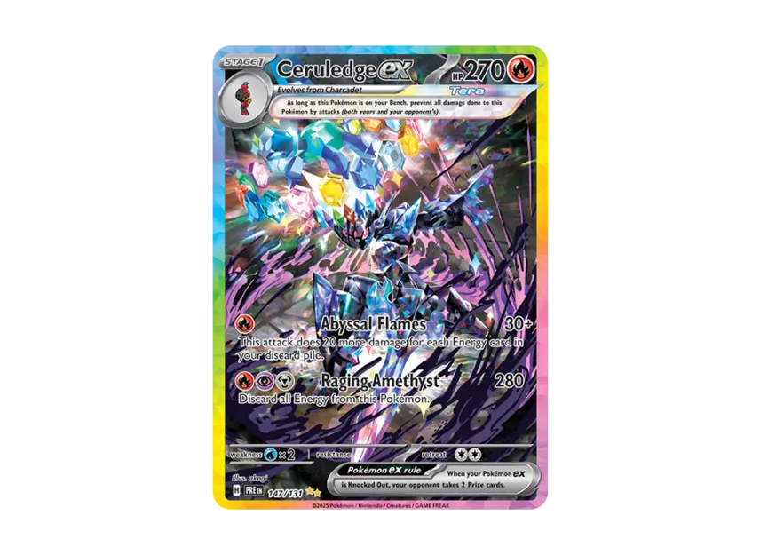 Ceruledge ex SIR [PRE 147/131] [EN] (Scarlet & Violet "Prismatic Evolutions")