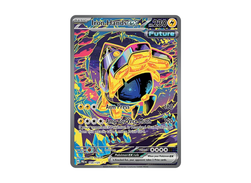 Iron Hands ex SIR [PRE 154/131] [EN] (Scarlet & Violet "Prismatic Evolutions")