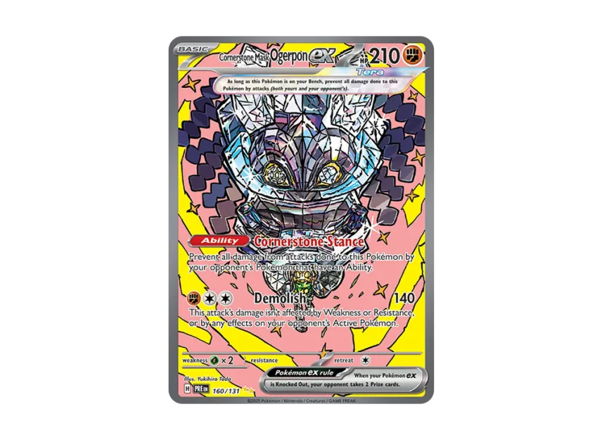 Cornerstone Mask Ogerpon ex SIR [PRE 160/131] [EN] (Scarlet & Violet "Prismatic Evolutions")