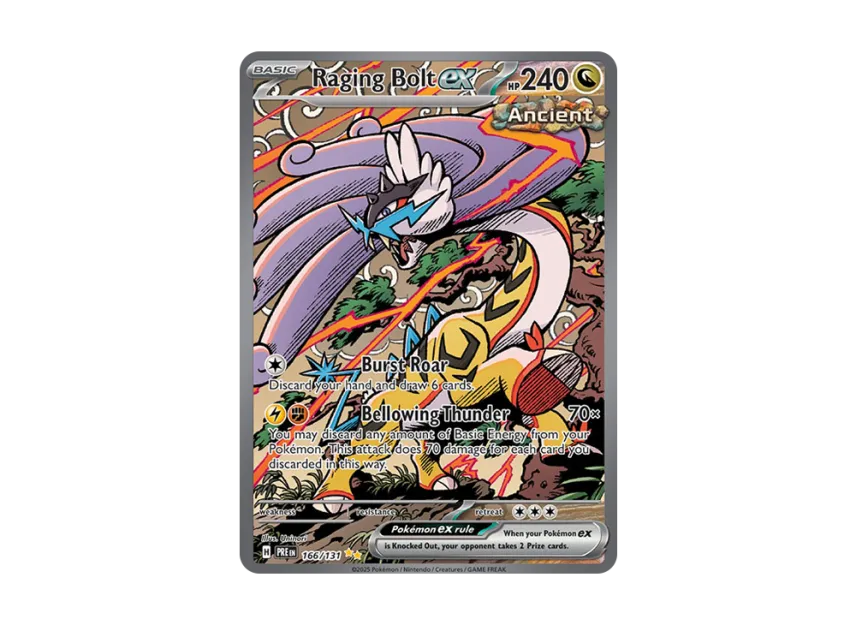 Raging Bolt ex SIR [PRE 166/131] [EN] (Scarlet & Violet "Prismatic Evolutions")