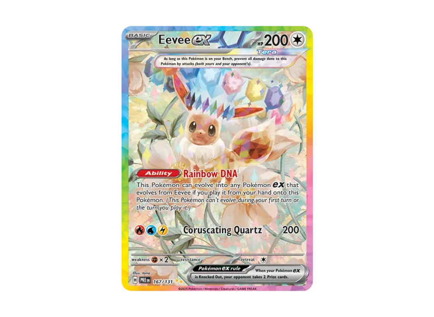 Eevee ex SIR [PRE 167/131] [EN] (Scarlet & Violet "Prismatic Evolutions")