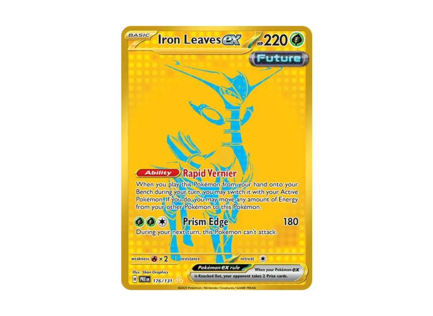 Iron Leaves ex HR [PRE 176/131] [EN] (Scarlet & Violet "Prismatic Evolutions")