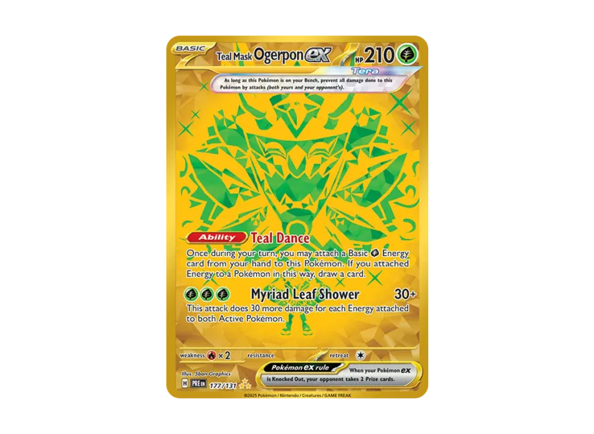 Teal Mask Ogerpon ex HR [PRE 177/131] [EN] (Scarlet & Violet "Prismatic Evolutions")