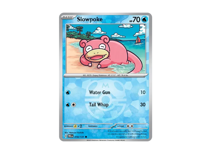 Slowpoke C : Master Ball Holo [PRE 018/131] [EN] (Scarlet & Violet "Prismatic Evolutions")