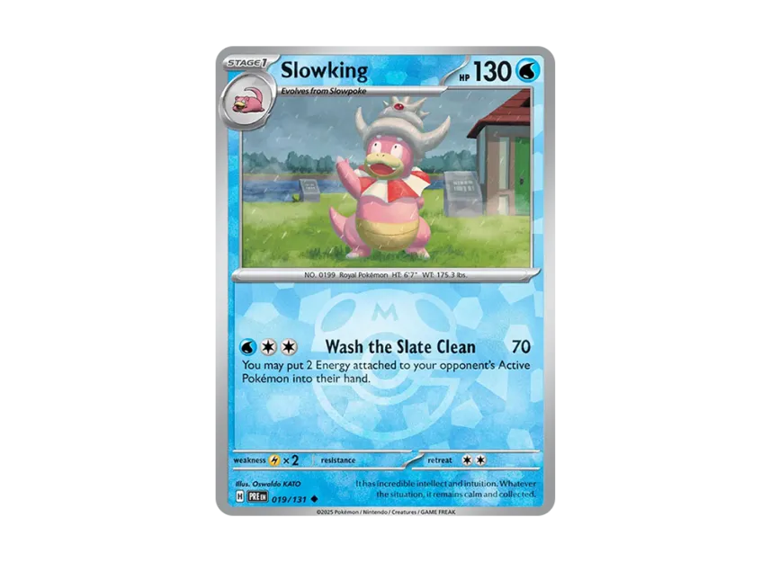 Slowking U : Master Ball Holo [PRE 019/131] [EN] (Scarlet & Violet "Prismatic Evolutions")