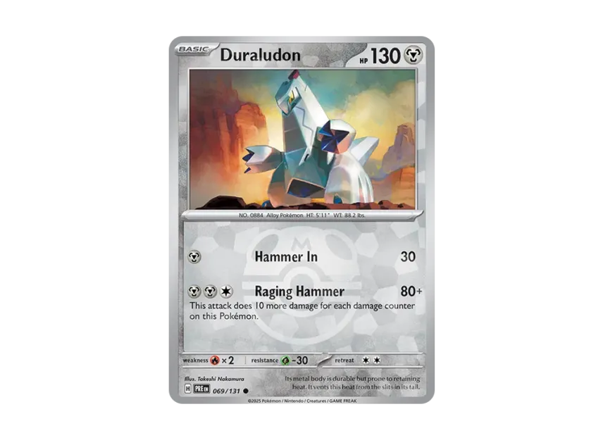 Duraludon C : Master Ball Holo [PRE 069/131] [EN] (Scarlet & Violet "Prismatic Evolutions")