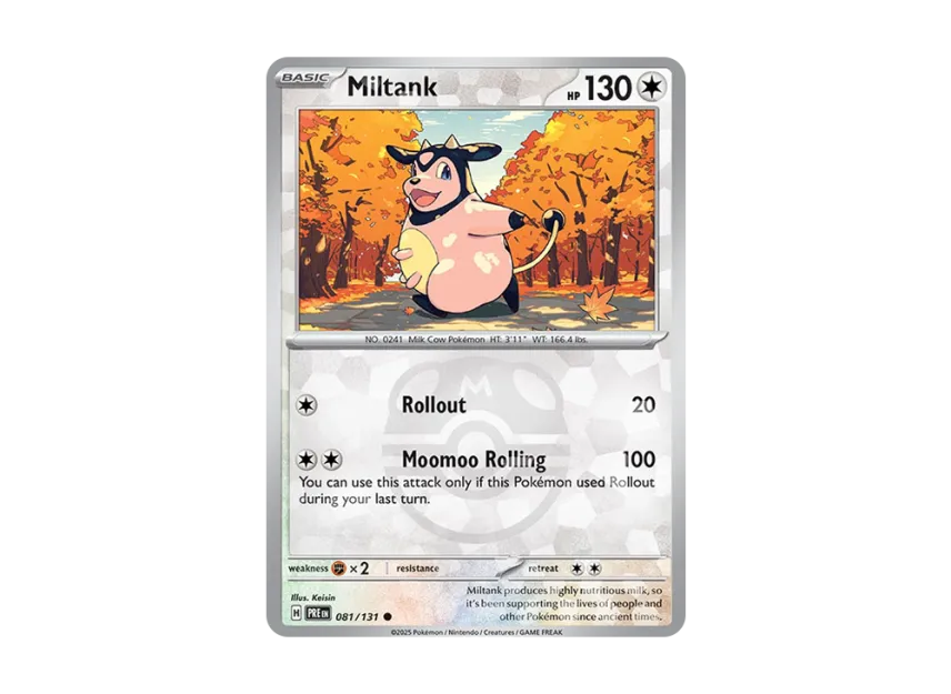 Miltank C : Master Ball Holo [PRE 081/131] [EN] (Scarlet & Violet "Prismatic Evolutions")