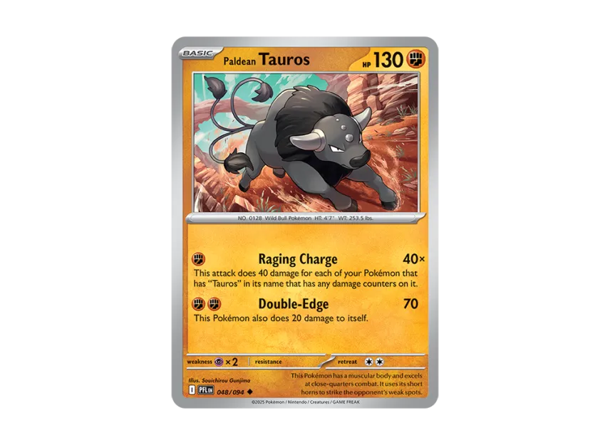 Paldean Tauros U [PFL 048/094] [EN] (Mega Evolution "Phantasmal Flames")
