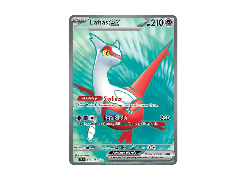 Latias ex UR [SSP 220/191] [EN] (Scarlet & Violet "Surging Sparks")