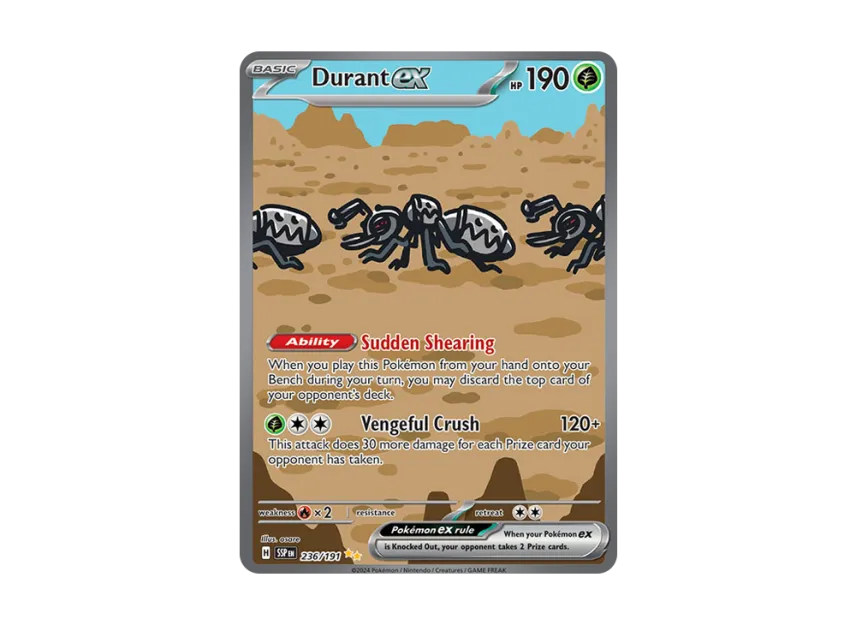 Durant ex SIR [SSP 236/191] [EN] (Scarlet & Violet "Surging Sparks")
