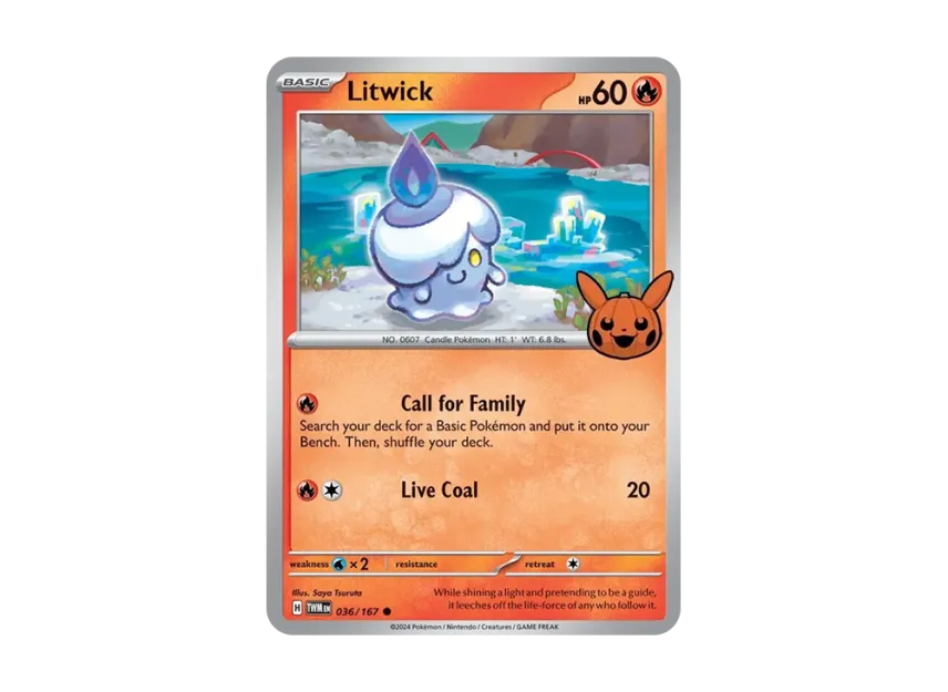 Litwick C [TWM 036/167] [EN] (Scarlet & Violet "TRICK OR TRADE 2024")
