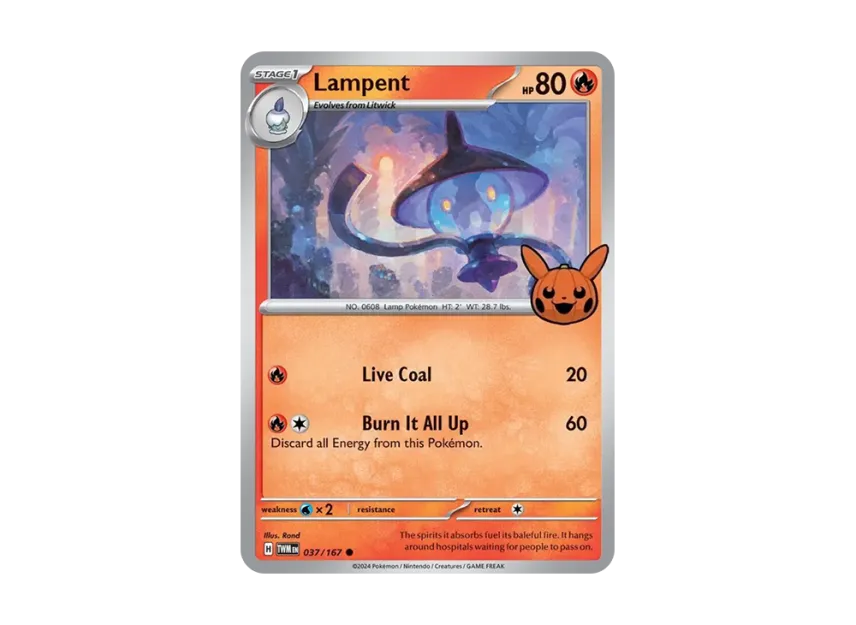 Lampent C [TWM 037/167] [EN] (Scarlet & Violet "TRICK OR TRADE 2024")