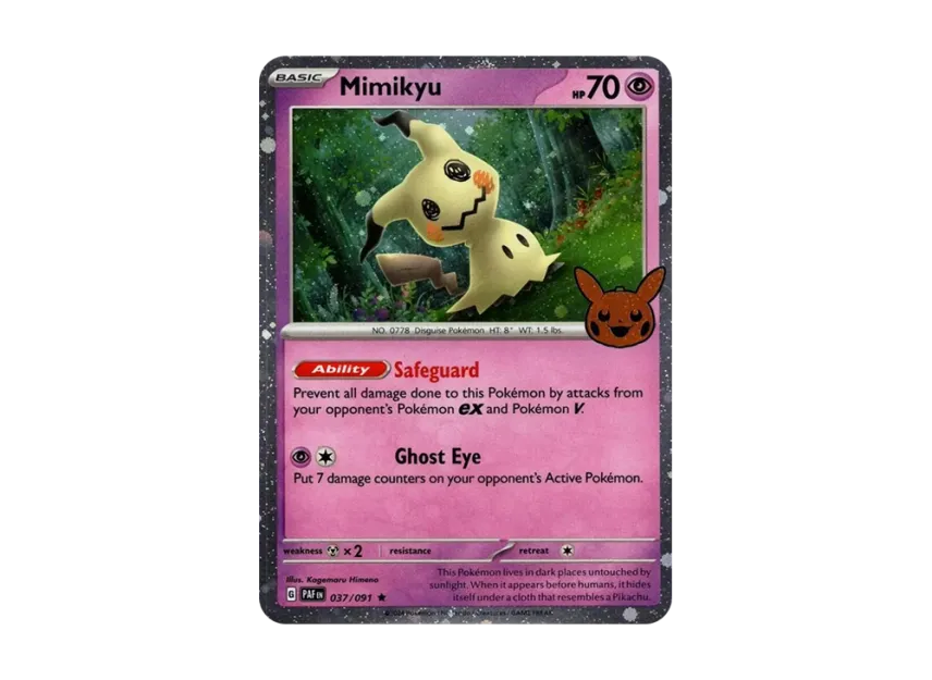 Mimikyu R [PAF 037/091] [EN] (Scarlet & Violet "TRICK OR TRADE 2024")