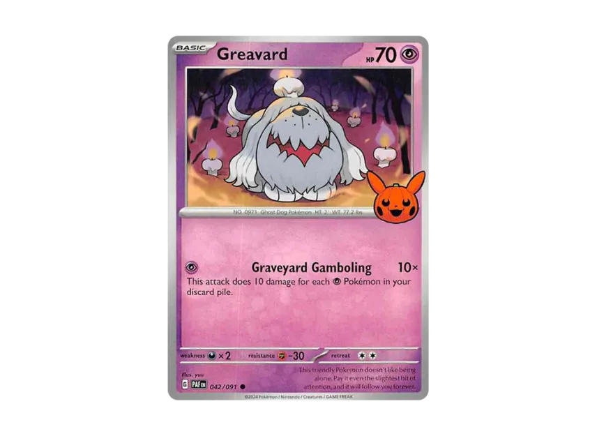 Greavard C [PAF 042/091] [EN] (Scarlet & Violet "TRICK OR TRADE 2024")