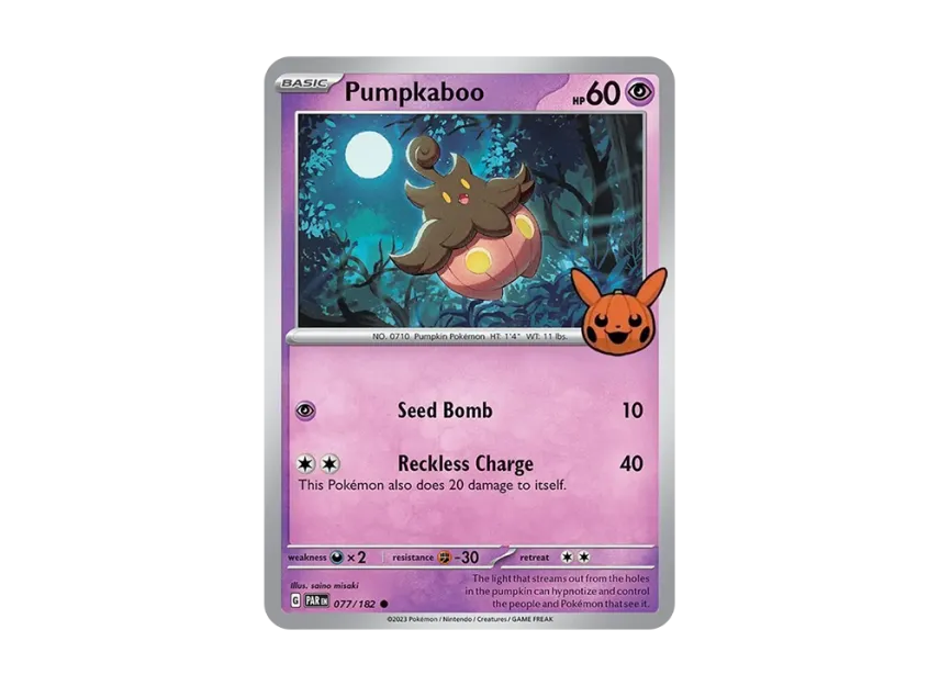 Pumpkaboo C [PAR 077/182] [EN] (Scarlet & Violet "TRICK OR TRADE 2024")