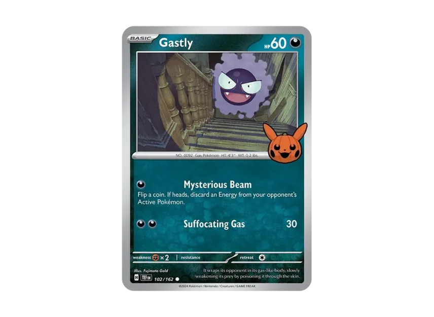 Gastly C [TEF 102/162] [EN] (Scarlet & Violet "TRICK OR TRADE 2024")