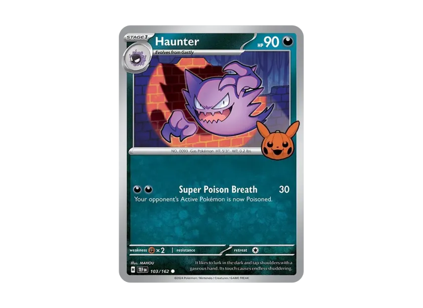 Haunter C [TEF 103/162] [EN] (Scarlet & Violet "TRICK OR TRADE 2024")