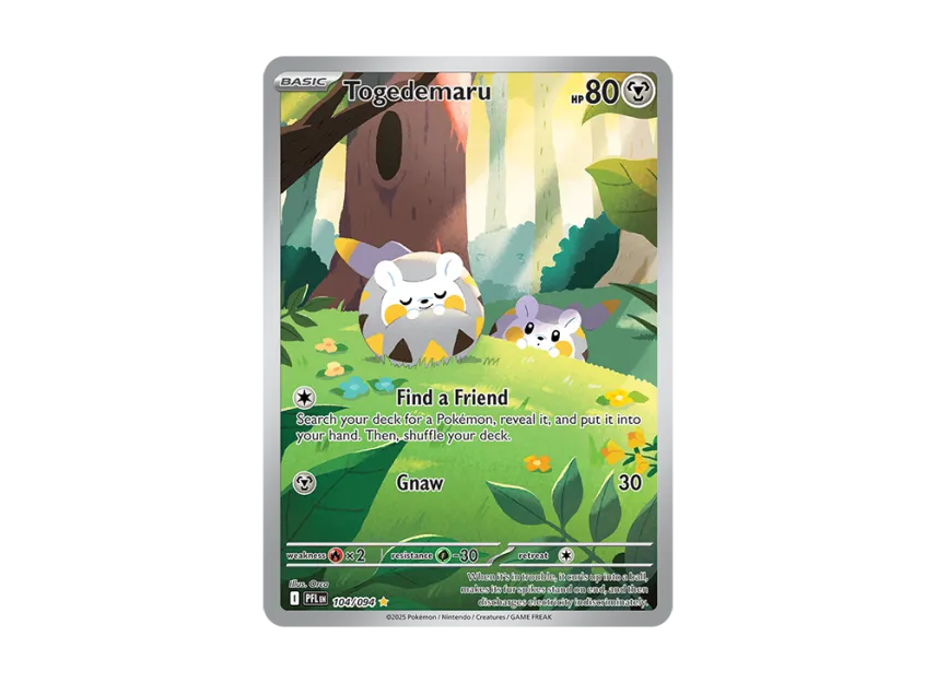 Togedemaru IR [PFL 104/094] [EN] (Mega Evolution "Phantasmal Flames")