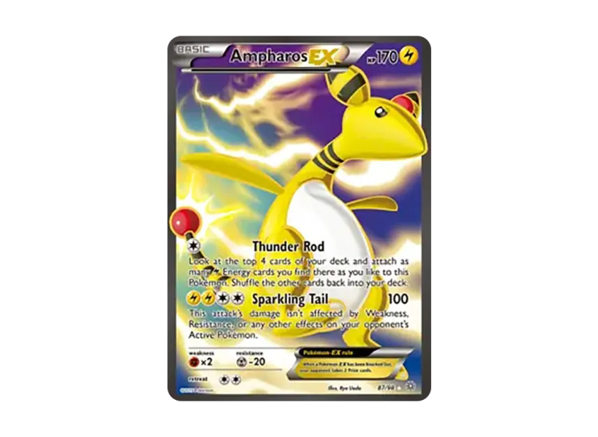 Ampharos EX UR [98-ANCIENT-ORIGINS 87/98] (XY "Ancient Origins")