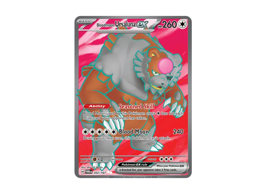 Bloodmoon Ursaluna ex UR [TWM 202/167] [EN] (Scarlet & Violet "Twilight Masquerade")