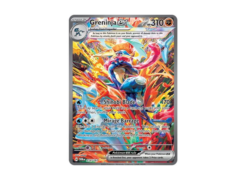 Greninja ex SIR [TWM 214/167] [EN] (Scarlet & Violet "Twilight Masquerade")