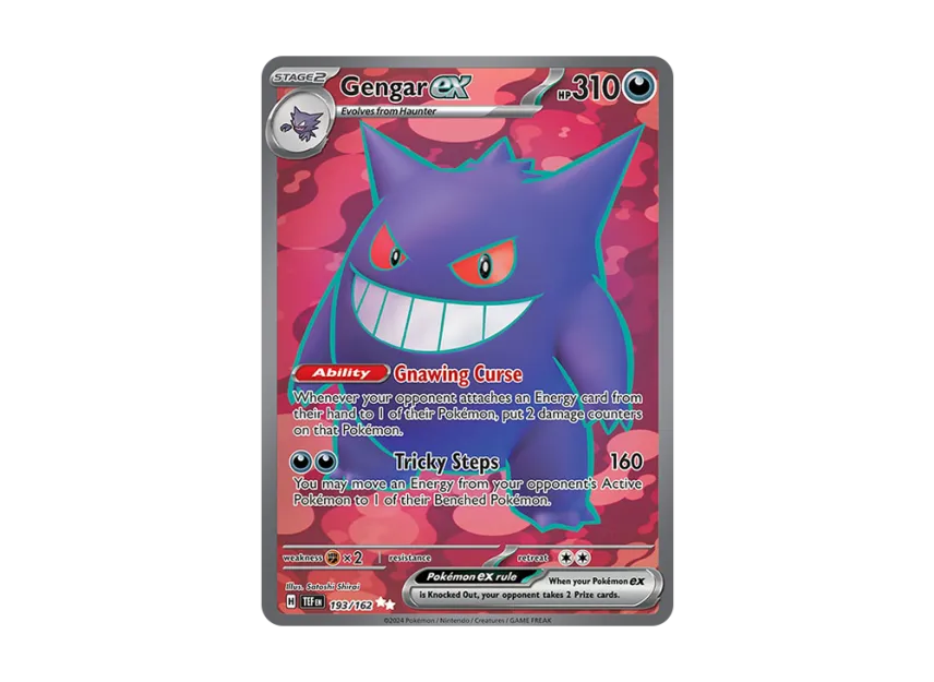 Gengar ex UR [TEF 193/162] [EN] (Scarlet & Violet "Temporal Forces")
