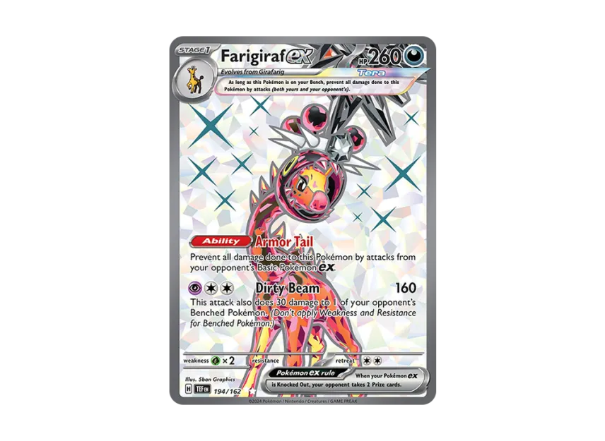 Farigiraf ex UR [TEF 194/162] [EN] (Scarlet & Violet "Temporal Forces")