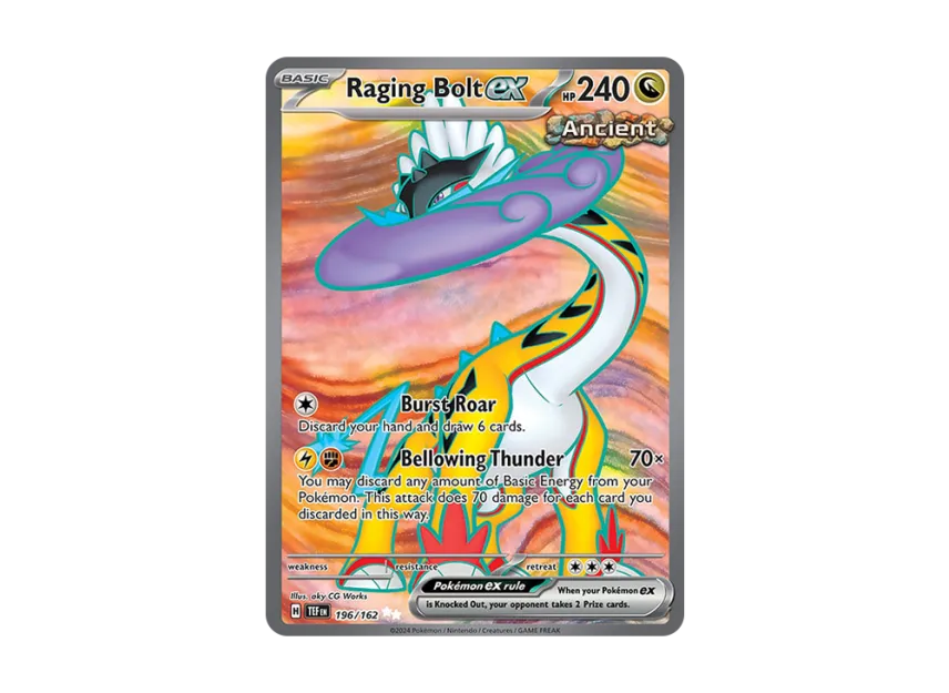Raging Bolt ex UR [TEF 196/162] [EN] (Scarlet & Violet "Temporal Forces")