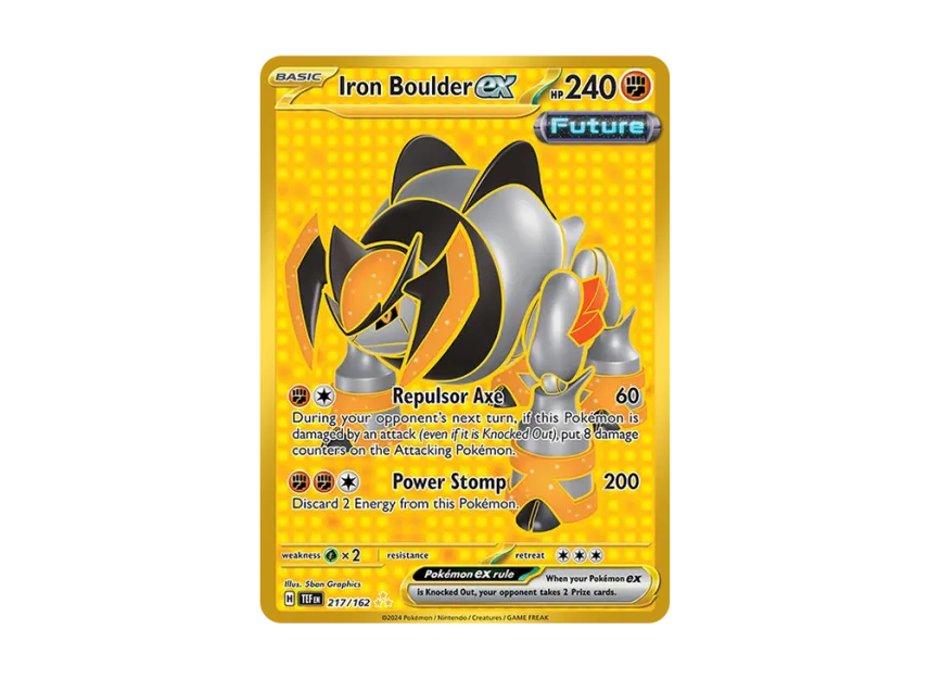 Iron Boulder ex HR [TEF 217/162] [EN] (Scarlet & Violet "Temporal Forces")