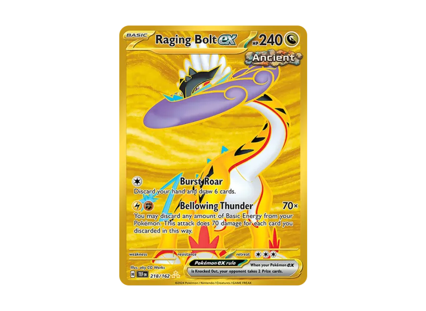Raging Bolt ex HR [TEF 218/162] [EN] (Scarlet & Violet "Temporal Forces")